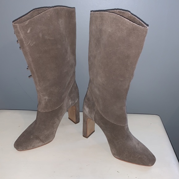 Vince camuto side fringed never worn boots 5 1/2 - Picture 6 of 10